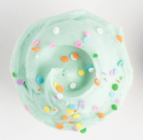 Vanilla Blue Cupcake view 3