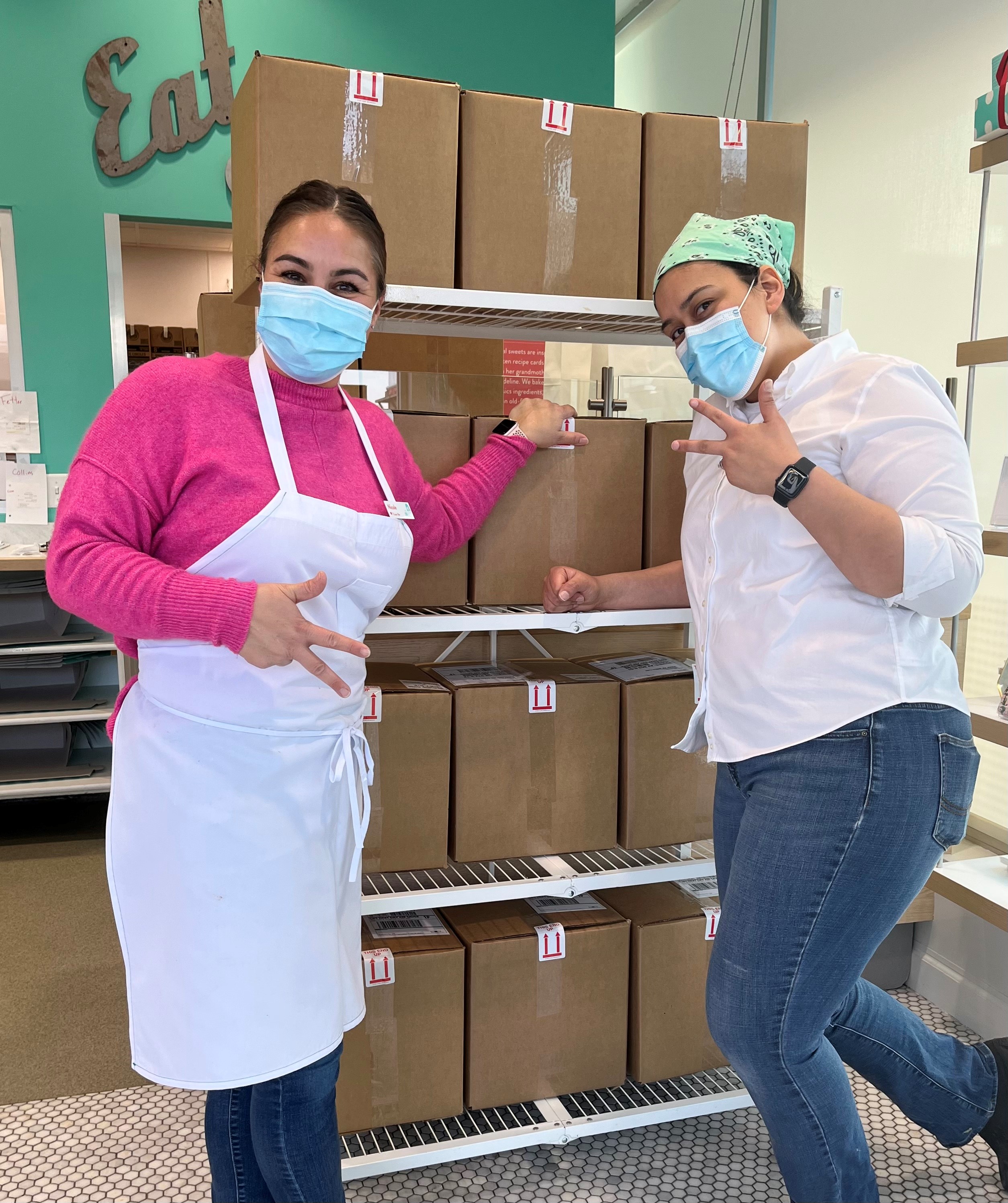 Cakes ready for delivery