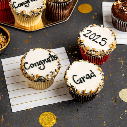 Congrats Grad Cupcakes View 2