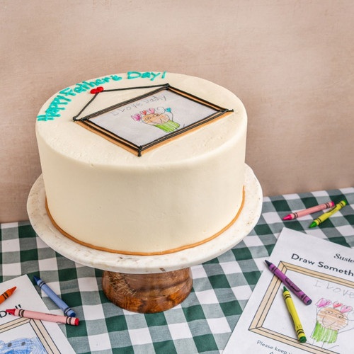 Dad's Little Artist Cake View 2