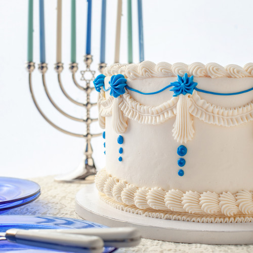 Hanukkah Vintage Cake View 2