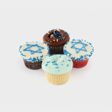 Hanukkah Decorated Cupcakes