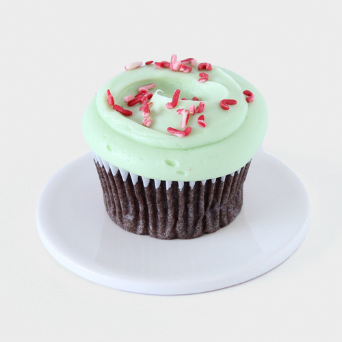 Holiday Chocolate Mint Cupcake