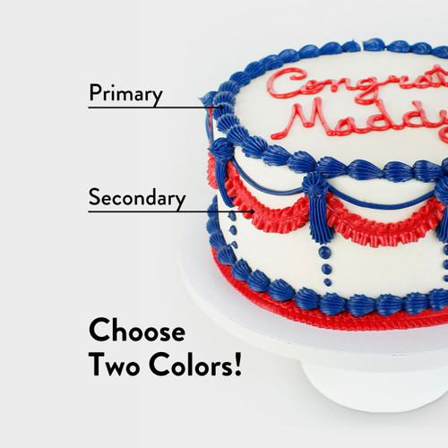 Your Custom Colors Vintage Cake View 2