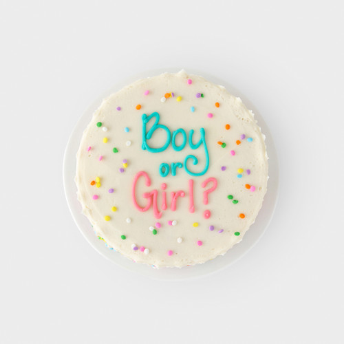 Gender Reveal Cake view 3