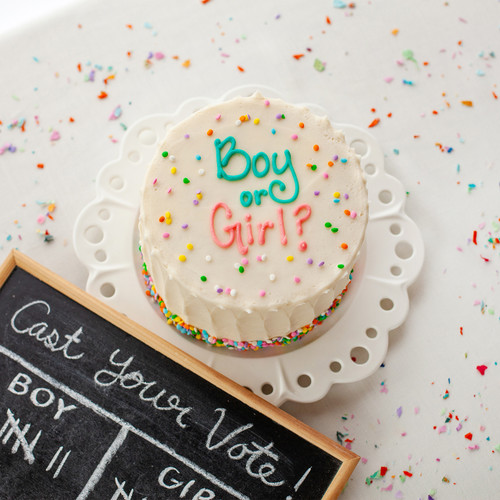 Gender Reveal Cake view 5