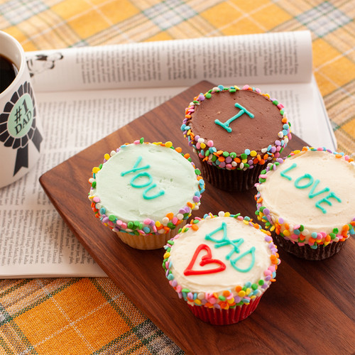 I Love You Dad Cupcake 4-box View 2