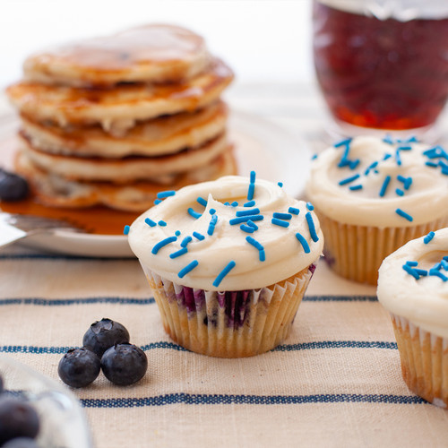Blueberry Pancake Cupcake View 2