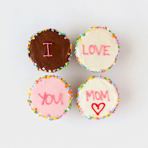 I Love You Mom Cupcake 4-box