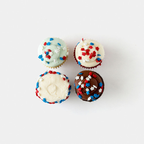 4th of July Mini Cupcakes
