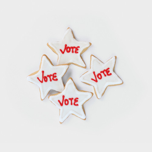 Red Vote Frosted Sugar Cookies