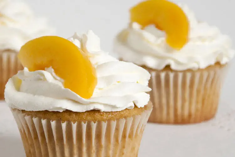 Peach Cupcakes recipe